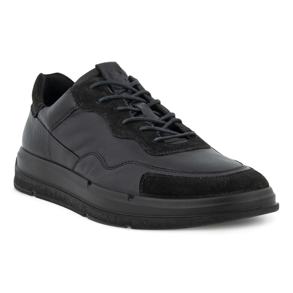 ECCO Mens Sneakers Black - Soft X - RWO-186237